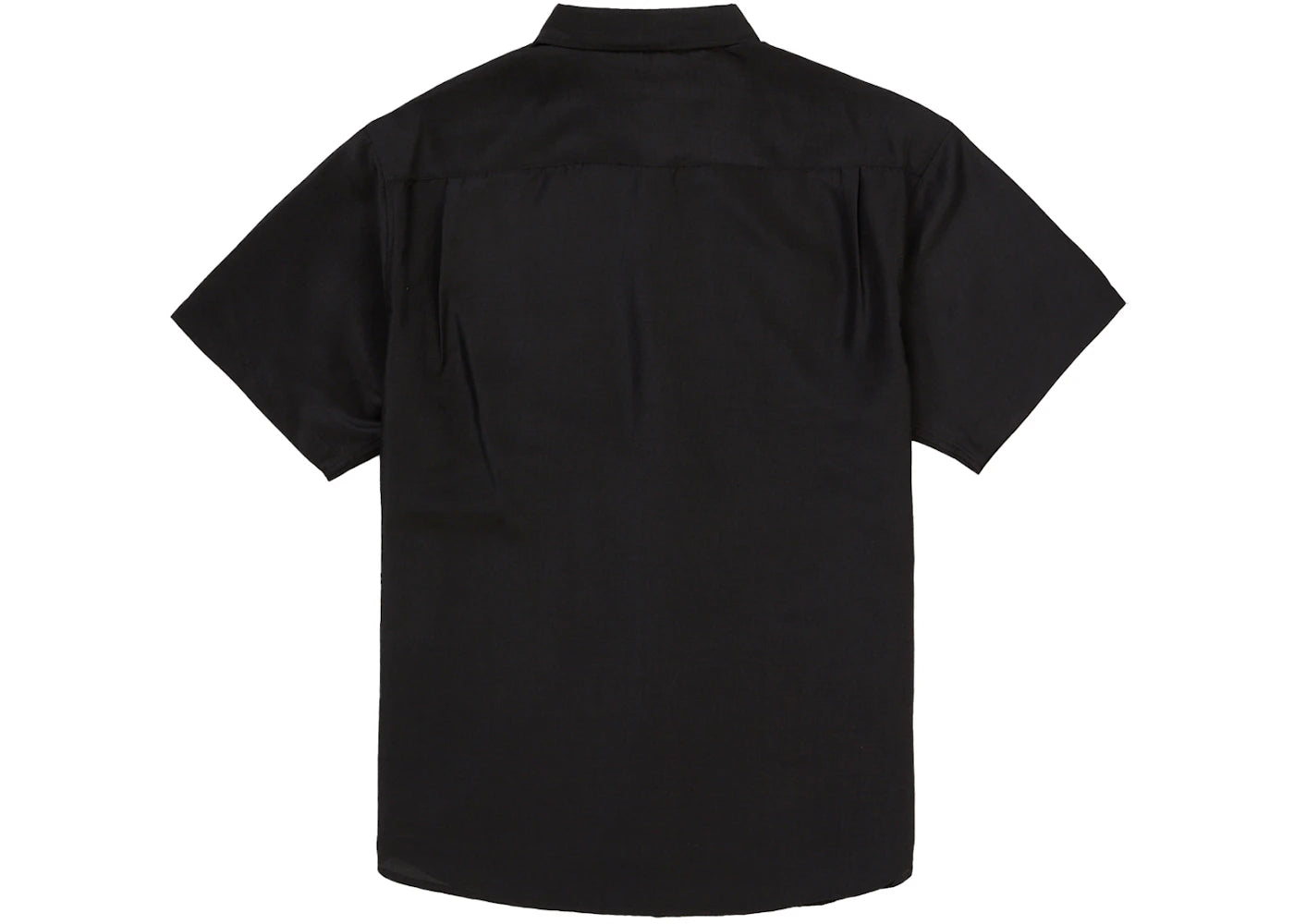 Supreme Pintuck S/S Shirt Black - vue secondaire B
