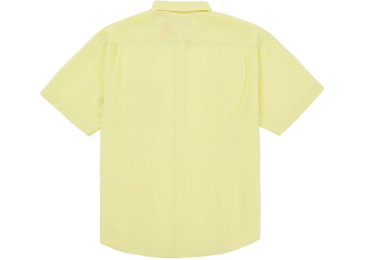 Supreme Pintuck S/S Shirt Lime - vue secondaire B