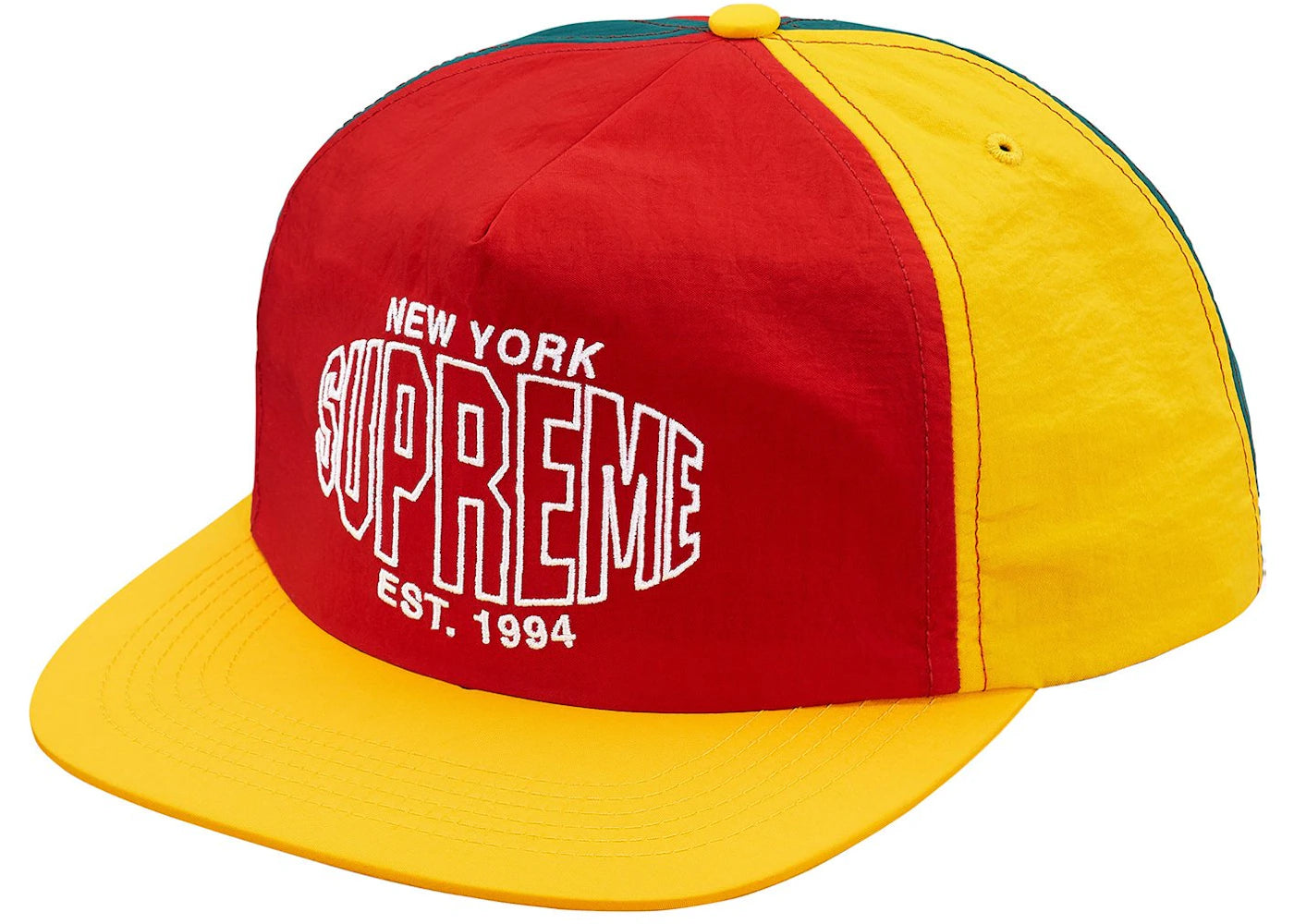 Supreme Pinwheel Nylon 5-Panel Red - vue 360