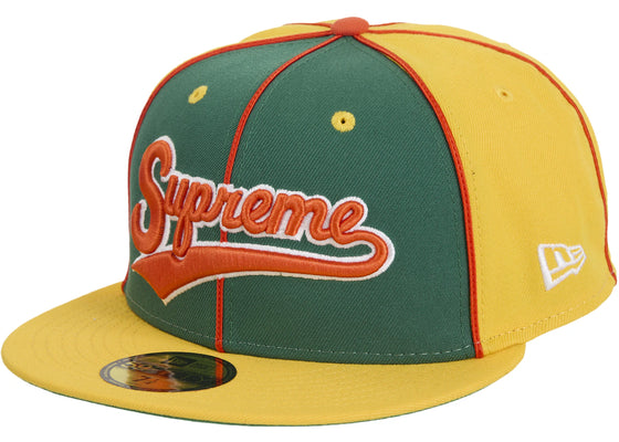 Supreme x New Era Piping Script Logo Cap Yellow sneakers - authentic Supreme shoes
