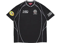 Supreme Piping Soccer Jersey Black