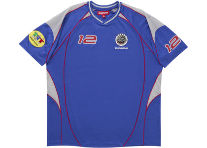 Supreme Piping Soccer Jersey Blue - apparel view 2