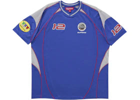 Supreme Piping Soccer Jersey Blue