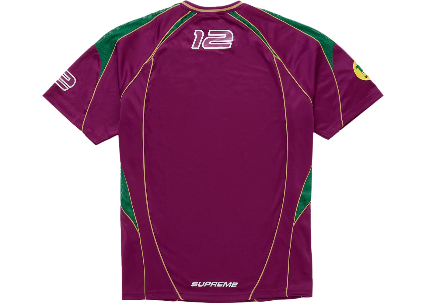 Supreme Piping Soccer Jersey Raspberry - vue secondaire B