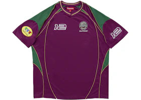 Supreme Piping Soccer Jersey Raspberry