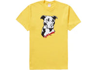 Supreme Pitbull Tee Acid Yellow