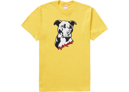 Supreme Pitbull Tee Acid Yellow - product view 2