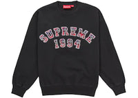 Supreme Plaid Arc Crewneck Black