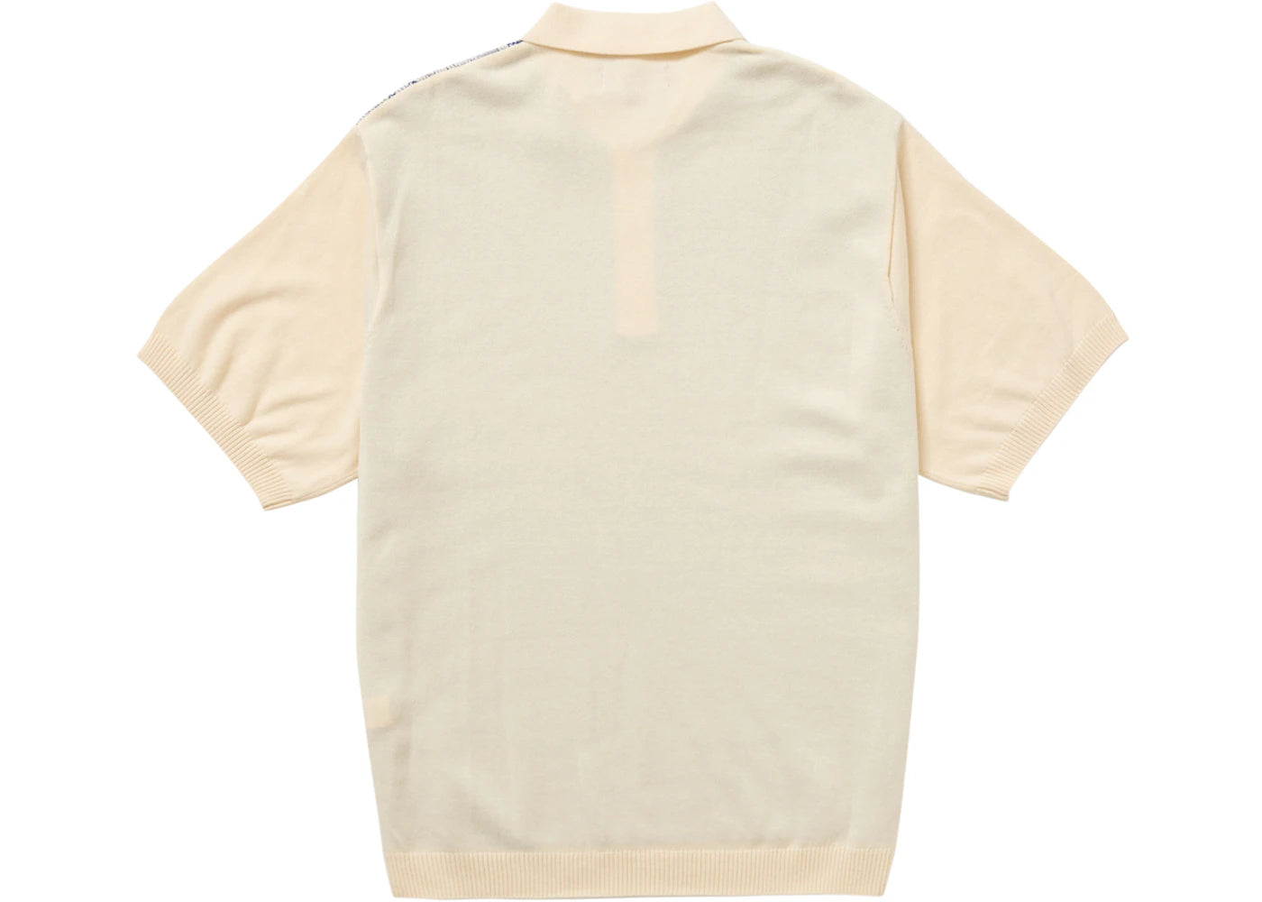 Supreme Plaid Knit S S Polo White - vue secondaire B