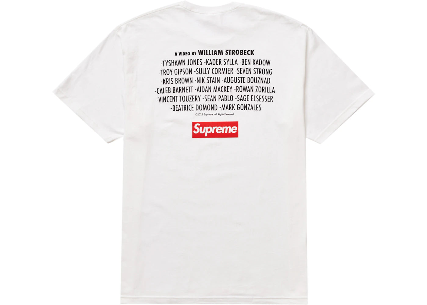 Supreme “Play Dead” Tee White - vue secondaire A