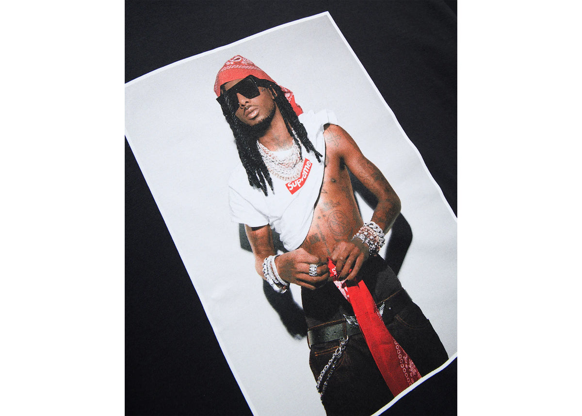 Supreme Playboi Carti Tee Black - vue secondaire B
