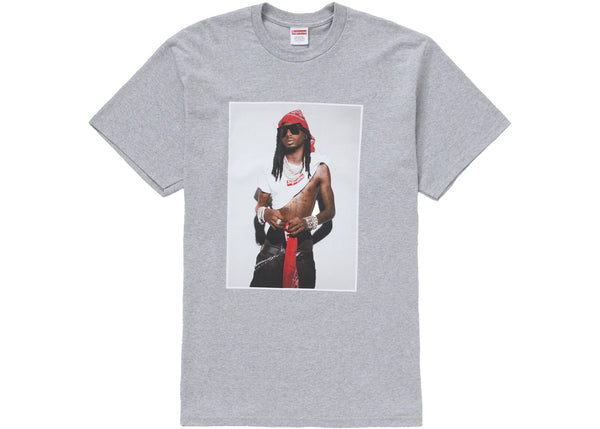 Supreme Playboi Carti Tee Heather Grey sneakers - authentic Supreme shoes