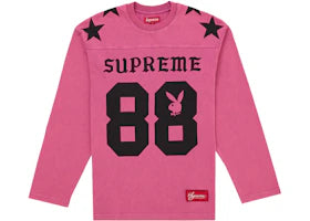 Supreme Playboy L/S Football Top Pink - vue 360