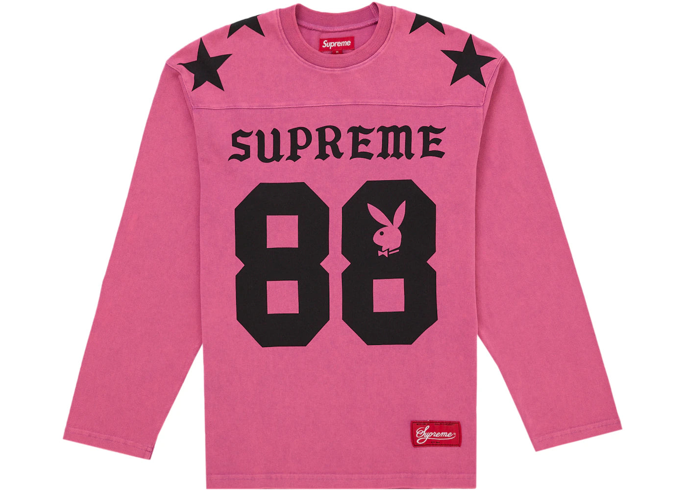 Supreme Playboy L/S Football Top Pink - vue secondaire A