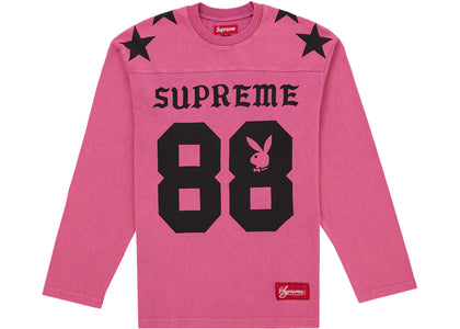 Supreme Playboy L/S Football Top Pink - product view 2