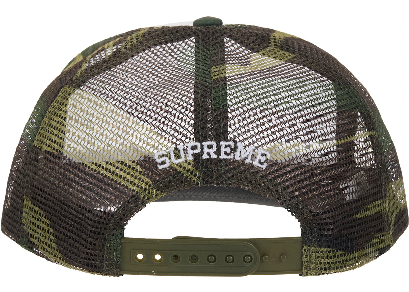 Supreme Playboy Mesh Back 5-Panel Woodland Camo - vue secondaire B