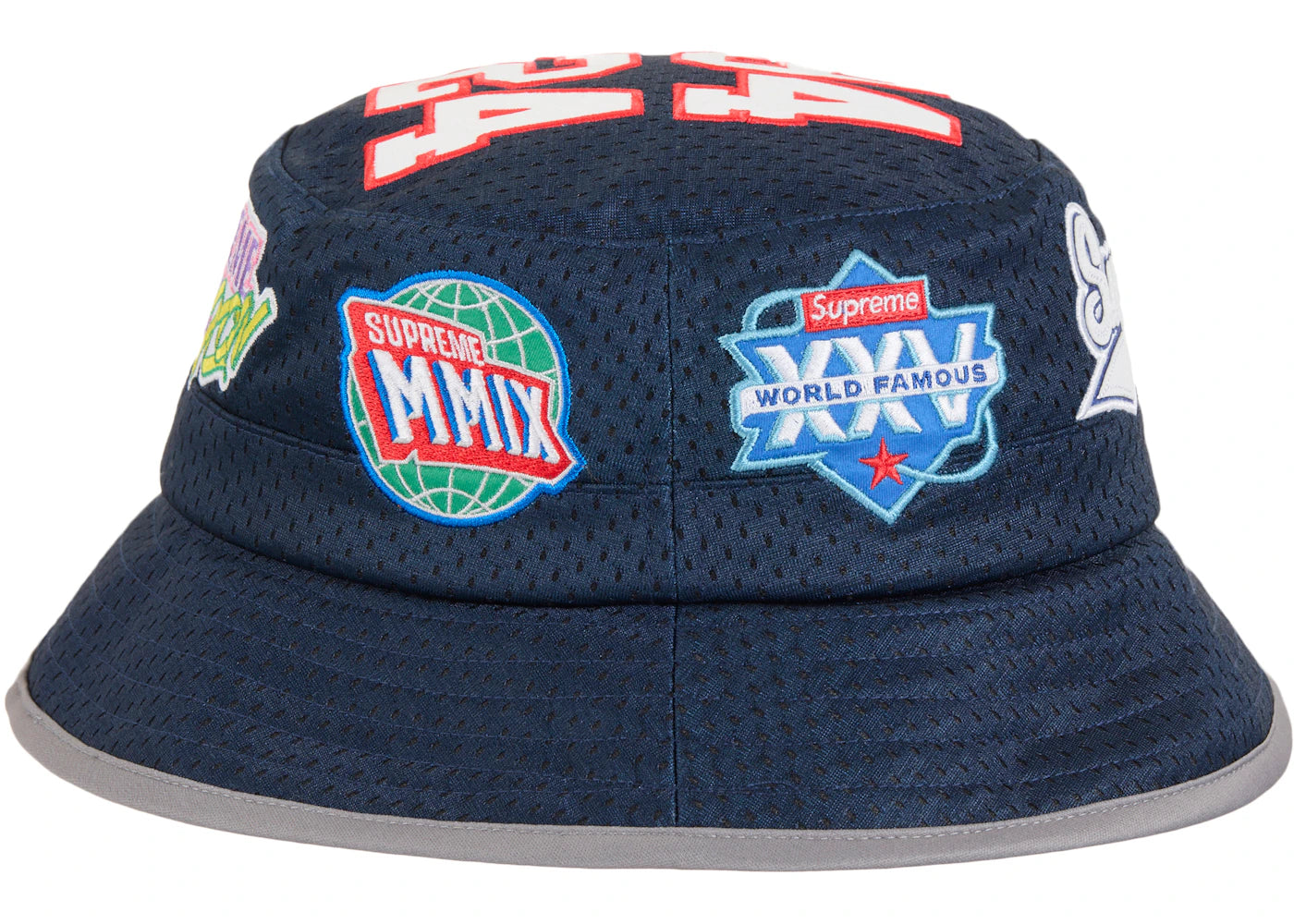 Supreme Playoffs Mesh Crusher Hat Navy - vue secondaire B