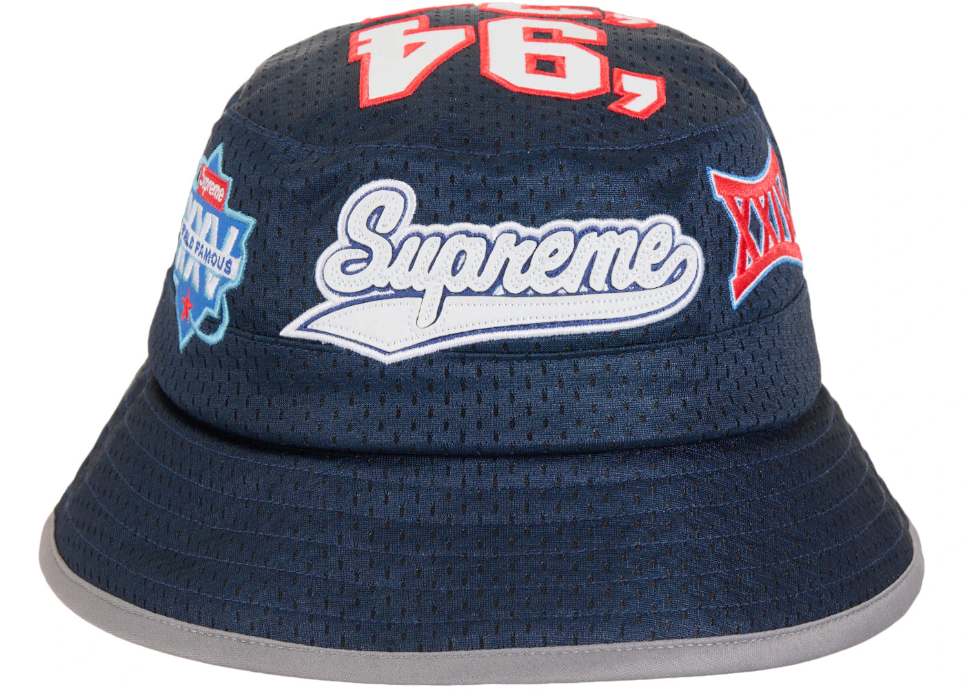 Supreme Playoffs Mesh Crusher Hat Navy - vue 360