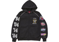 Supreme Playoffs Zip Up Hooded Sweatshirt Black