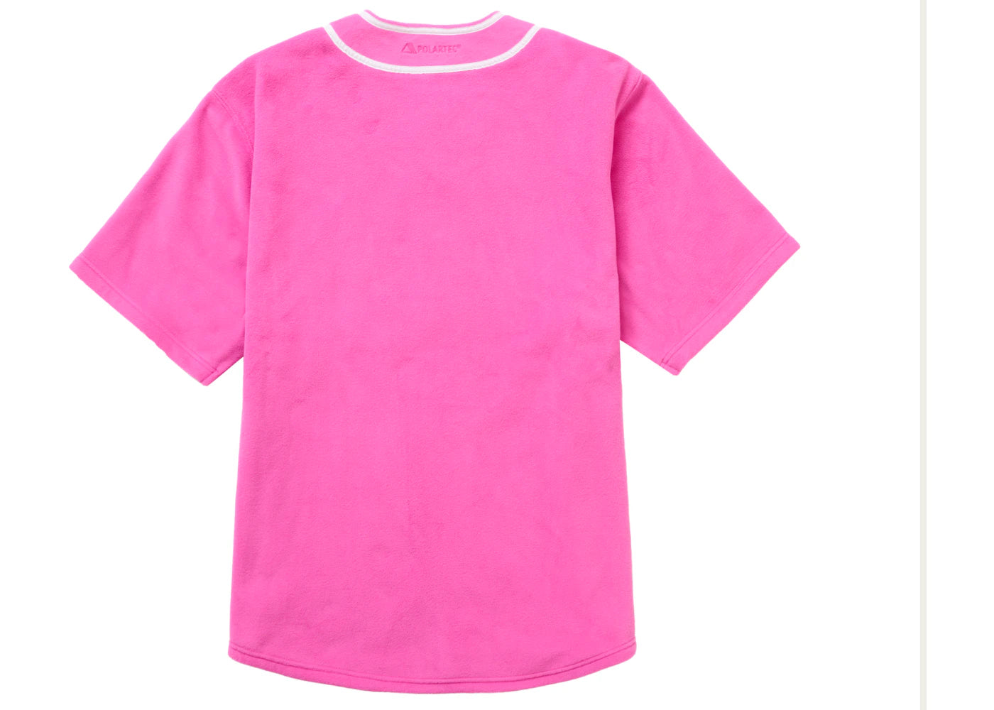 Supreme Polartec Baseball Jersey Pink - vue secondaire B