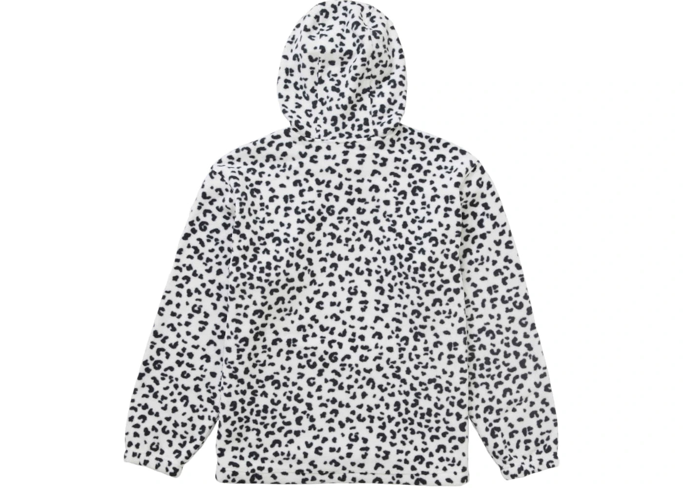 Supreme Polartec Facemask Half Zip Hooded Sweatshirt (FW24) Leopard - vue secondaire A