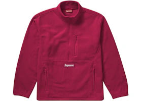 Supreme Polartec Half Zip Pullover (FW21) Magenta - vue 360