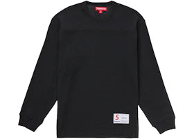 Supreme Polartec Mesh L/S Football Top Black - vue 360