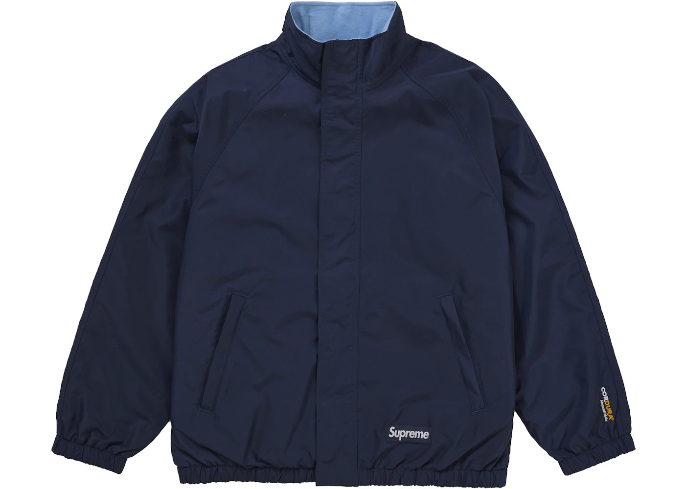 Supreme Polartec Reversible Track Jacket Navy - vue secondaire A