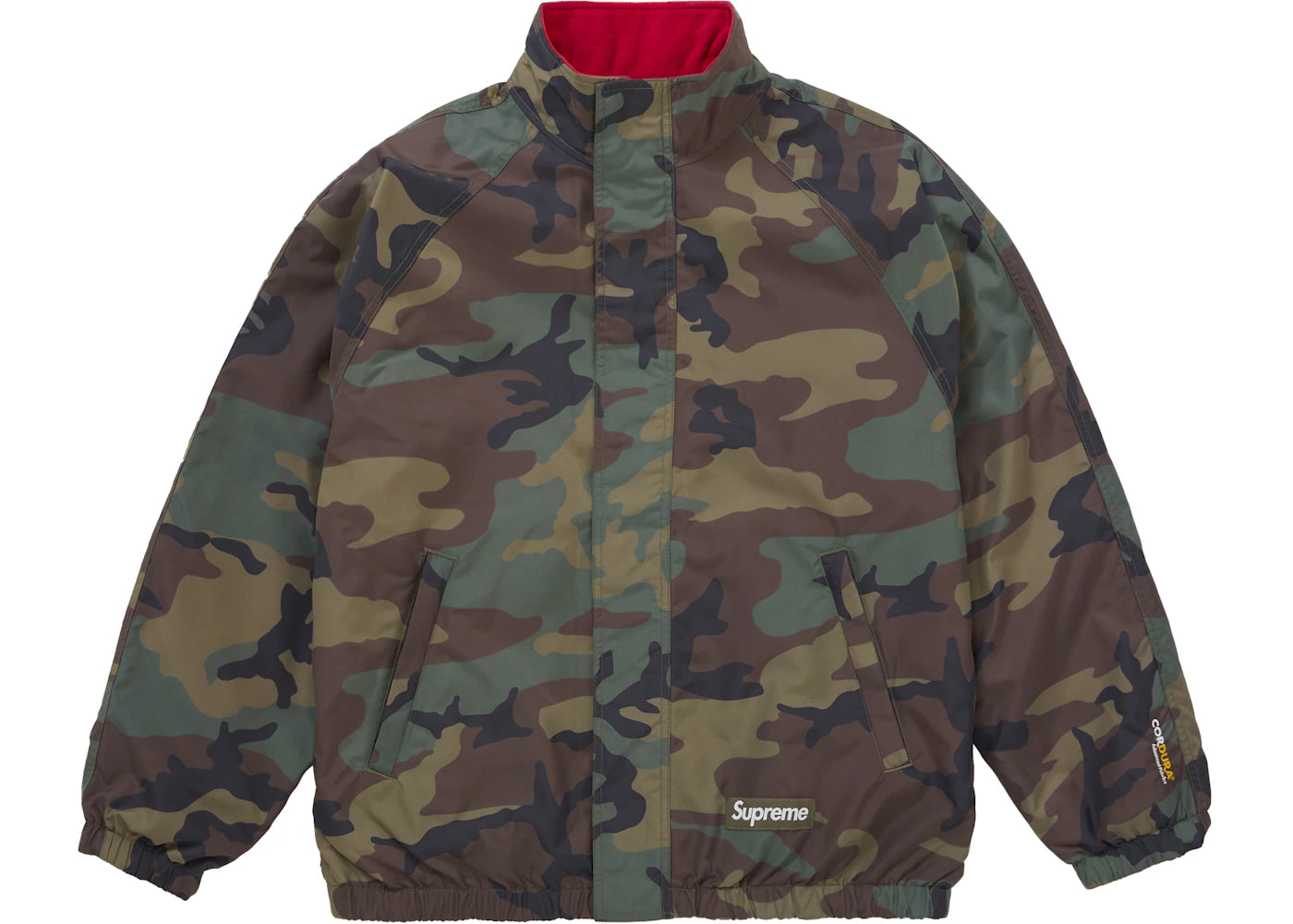 Supreme Polartec Reversible Track Jacket Woodland Camo - vue secondaire A