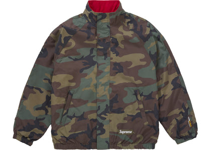 Supreme Polartec Reversible Track Jacket Woodland Camo - apparel view 2
