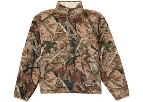 Supreme Polartec Shearling Reversible Pullover (FW24) TrueTimber HTC Fall Camo - vue 360