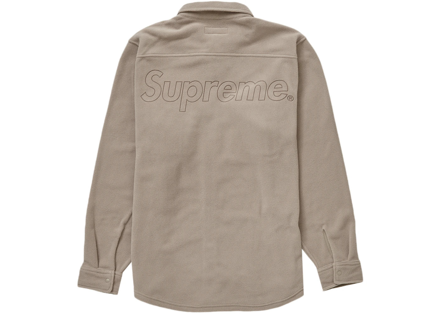 Supreme Polartec Shirt (FW23) Tan - vue secondaire B