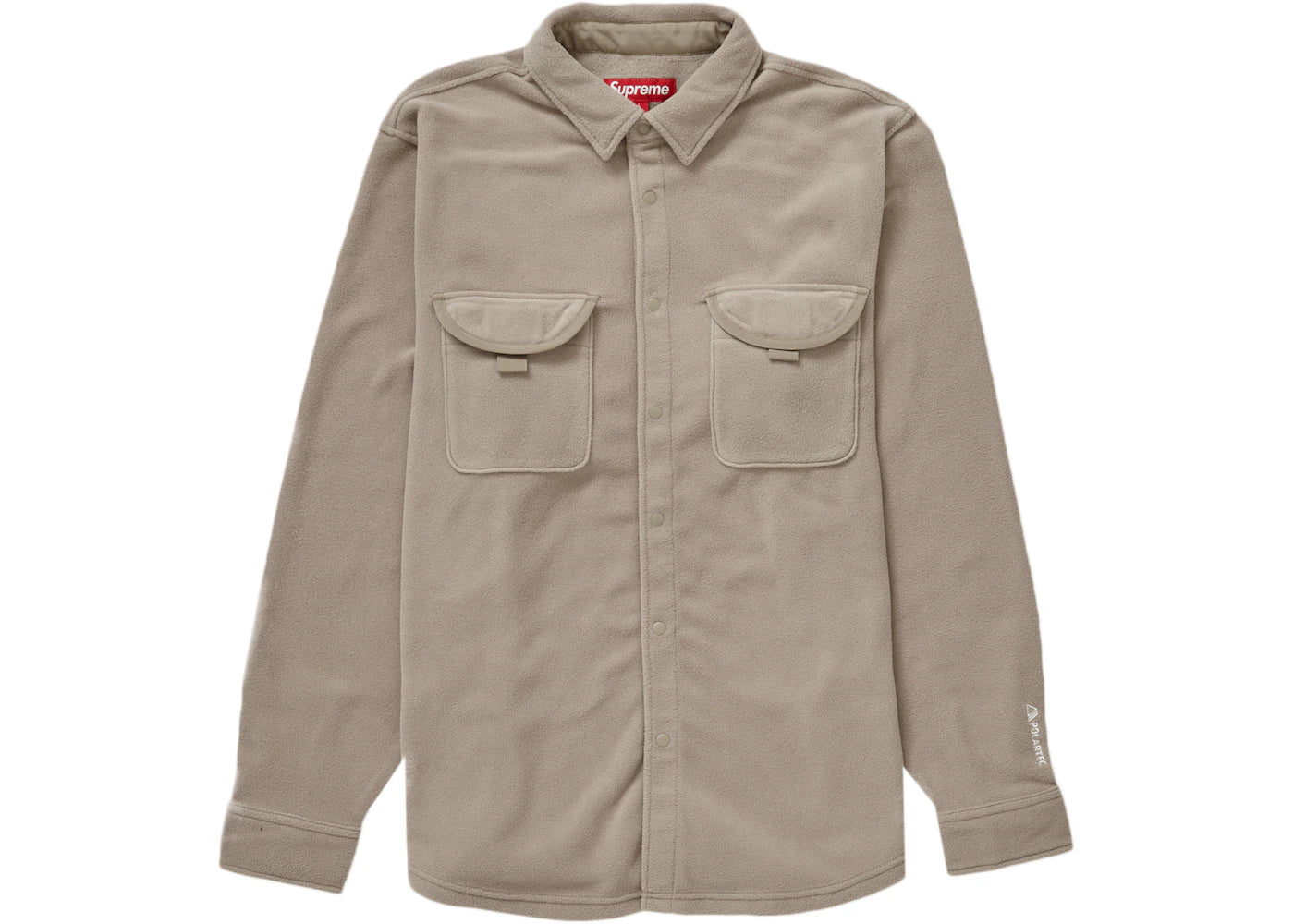 Supreme Polartec Shirt (FW23) Tan - vue secondaire A