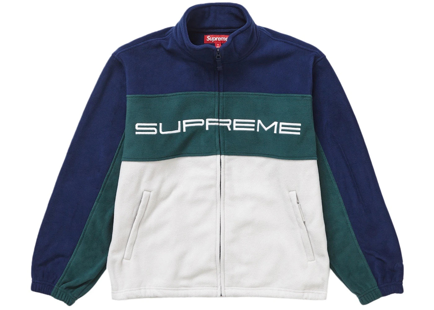 Supreme Polartec Zip Jacket (FW23) Navy - vue secondaire A