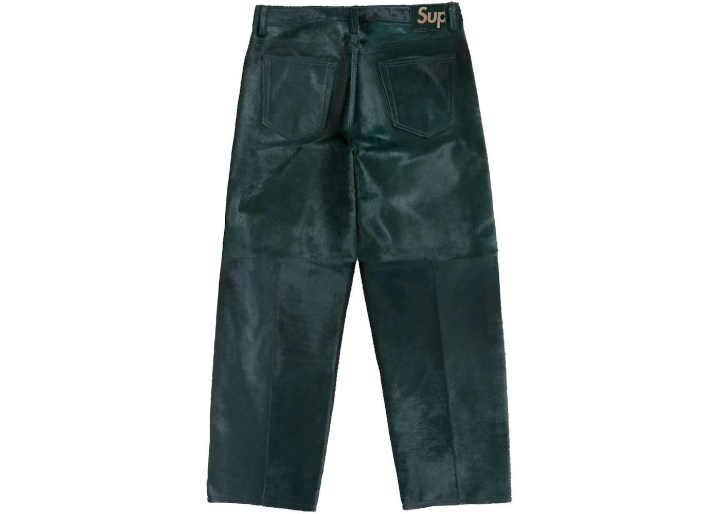 Supreme Ponyhair Loose Fit 5-Pocket Jean Green - vue secondaire B