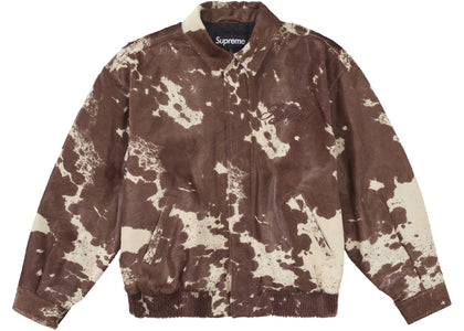Supreme Ponyhair Varsity Jacket Cow - apparel view 2