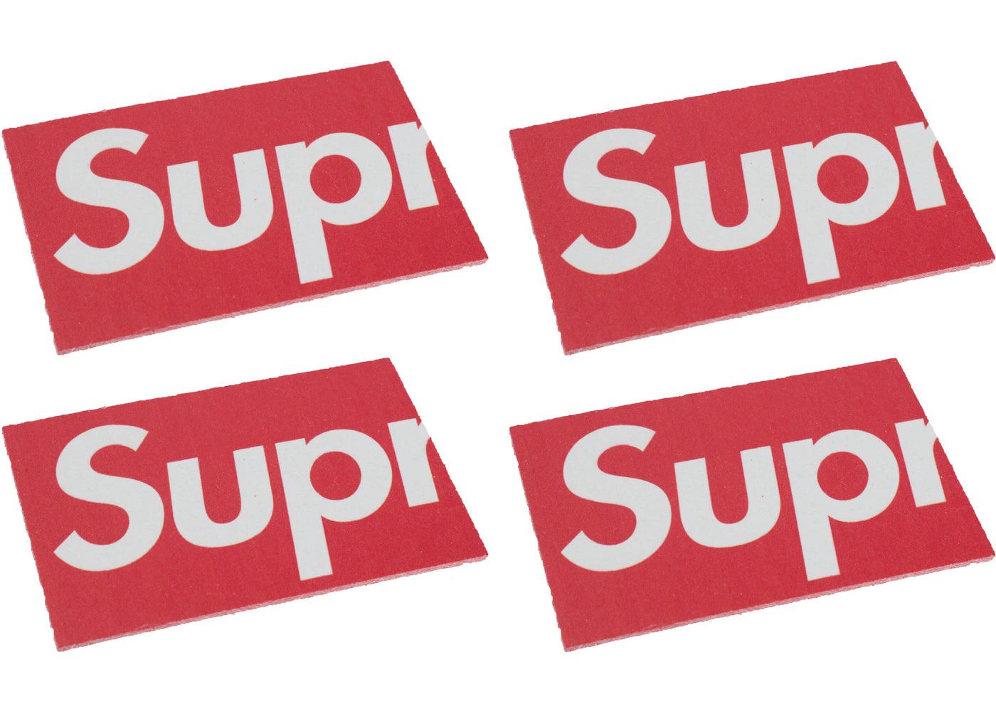 Supreme Pop-Up Sponge (Set of 4) Red - vue secondaire B