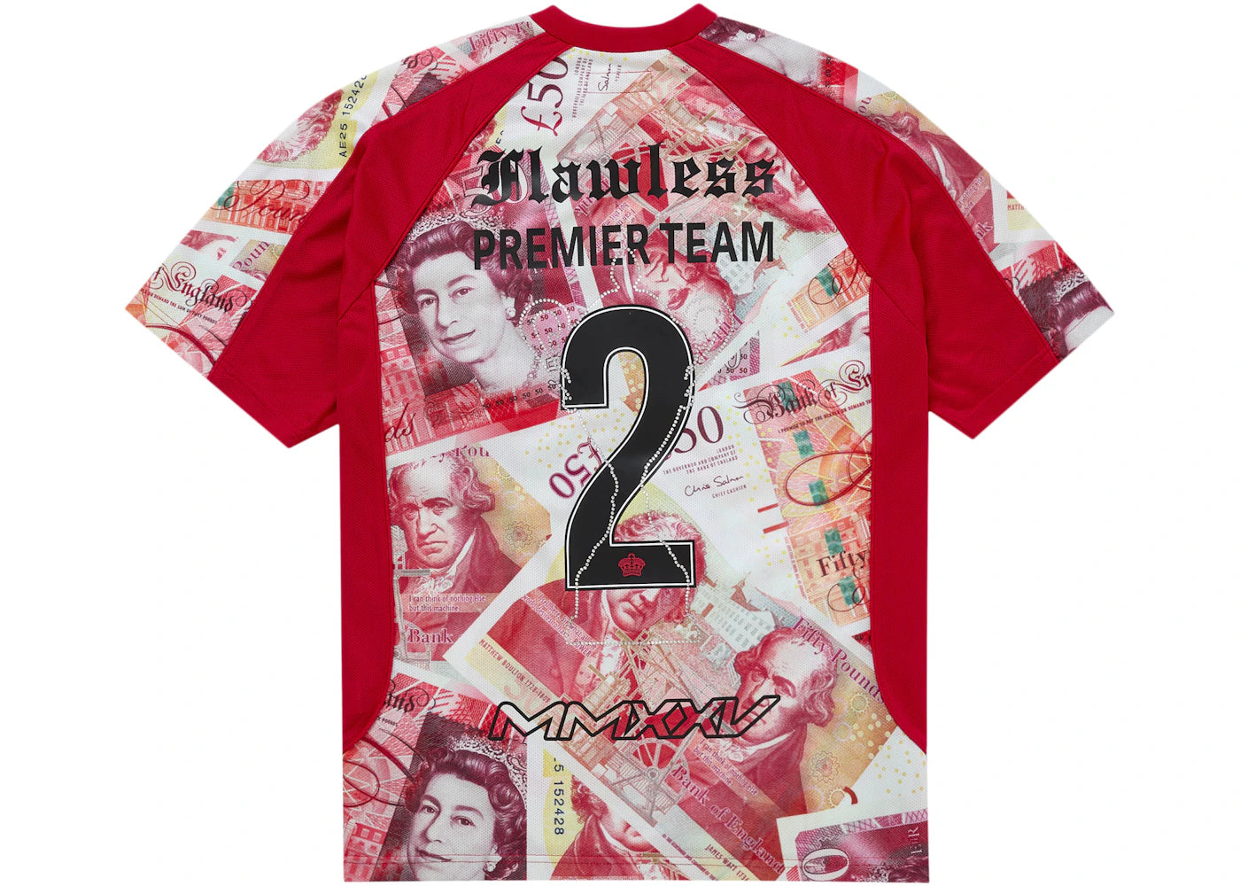 Supreme Pounds Soccer Jersey Red - vue secondaire B