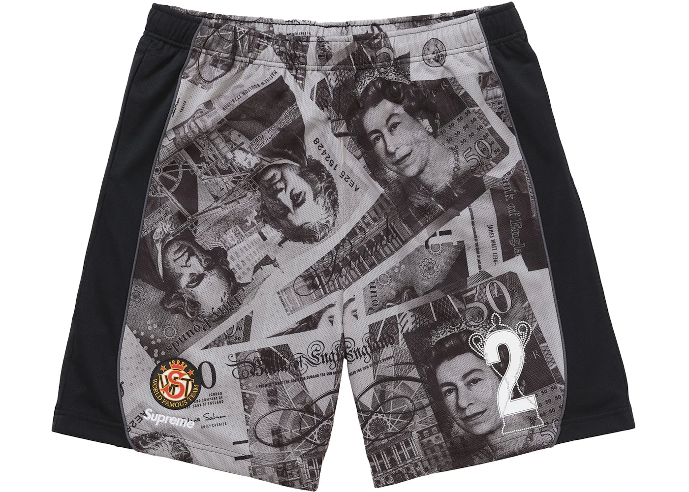 Supreme Pounds Soccer Short Black - vue secondaire A