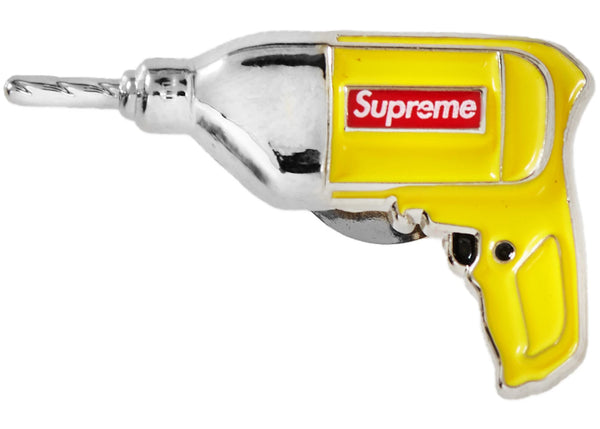 Supreme Power Drill Pin Yellow sneakers - authentic Supreme shoes
