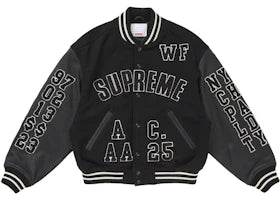 Supreme Praises Varsity Jacket Black