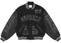 Supreme Praises Varsity Jacket Black