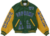 Supreme Praises Varsity Jacket Green