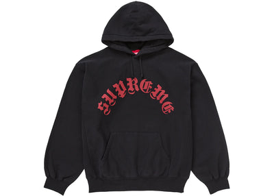 Supreme Printed Arc Hooded Sweatshirt Black