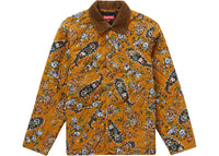 Supreme Quilted Paisley Jacket Senf Paisley