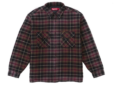 Supreme Quilted Plaid Shirt Grey sneakers - authentic Supreme shoes