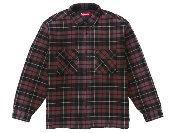 Supreme Quilted Plaid Shirt Grey sneakers - authentic Supreme shoes