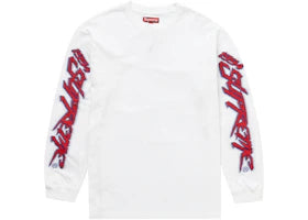 Supreme Racing Intarsia L/S Top White - vue 360