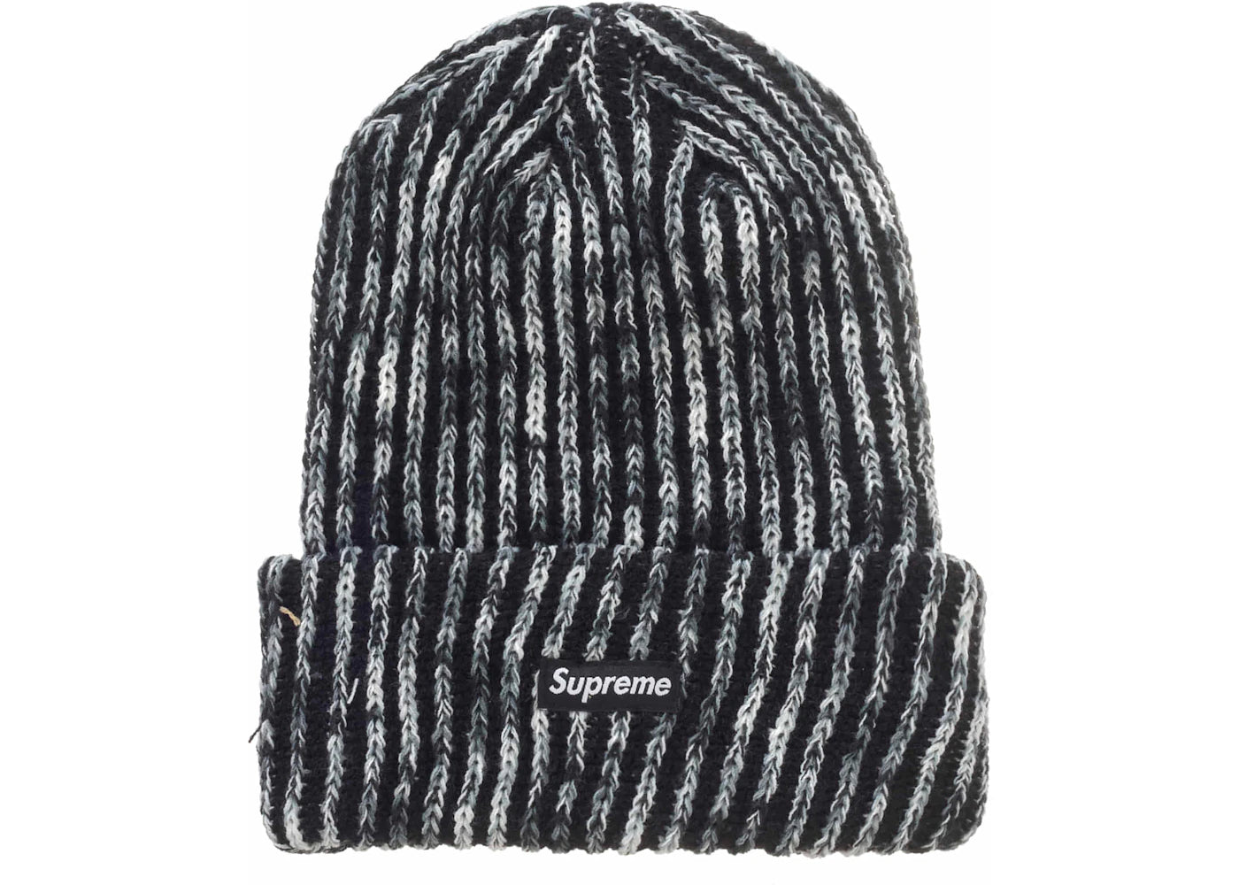 Supreme Rainbow Loose Gauge Beanie Black - vue secondaire A