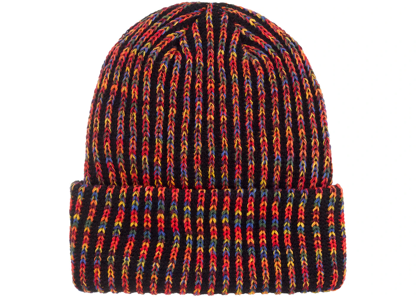 Supreme Rainbow Loose Gauge Beanie (FW25) Black - vue secondaire A